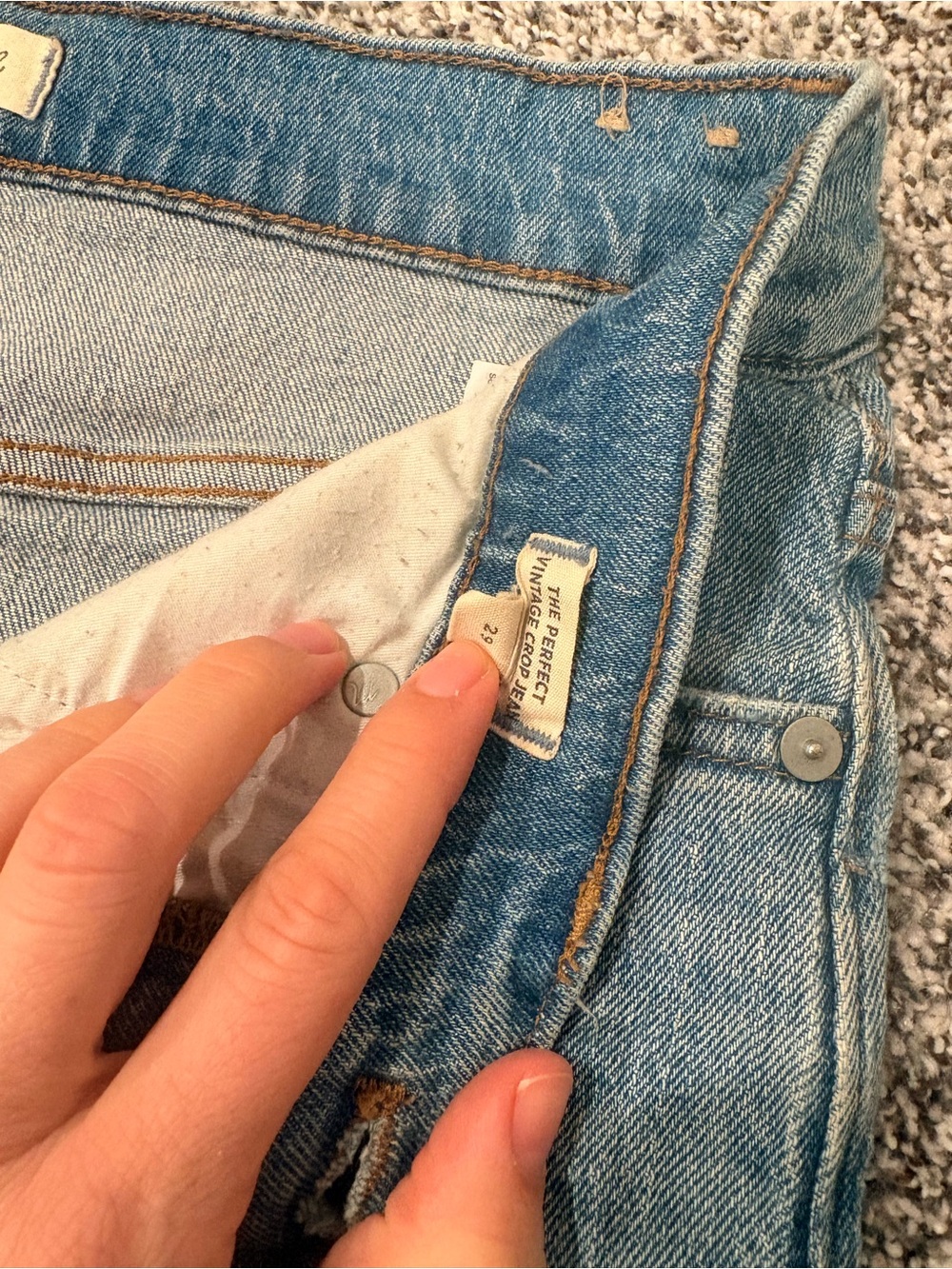 Madewell The Perfect Vintage Crop Jean - Picture 5 of 5